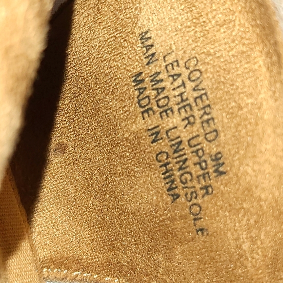 Sincerely Jules light brown Suede open two sandals - Picture 6 of 7